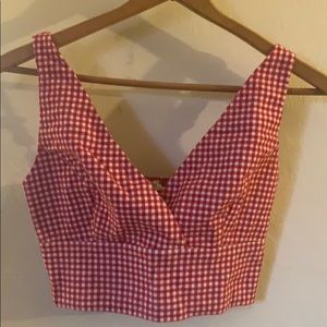 John Galt surplice tank top